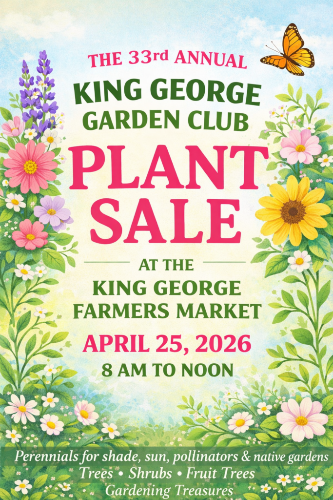 King George Garden Club Plant Sale