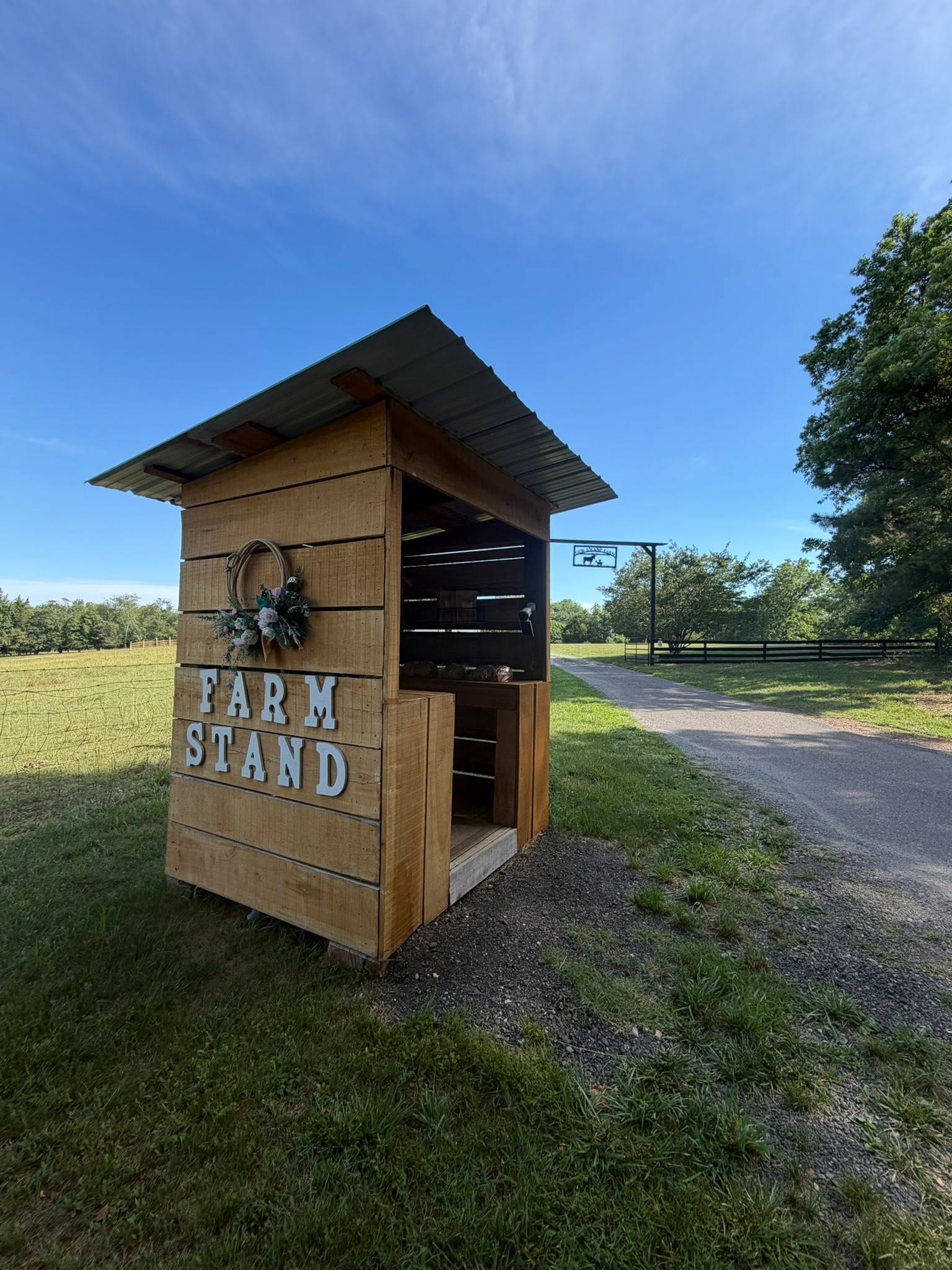 Wooden Cow Swamp farmstand